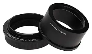 Fotodiox Lens Adapter Astro Edition - Compatible with T-Mount (T/T-2) Screw Mount Telescopes to Canon RF (EOS-R) Mount Cameras for Astronomy