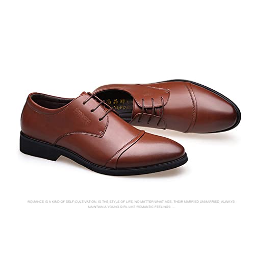 Men's Lace-ups Derbys Classic Oxford Formal Dress Shoes for Party Wedding School Walking Business Office3