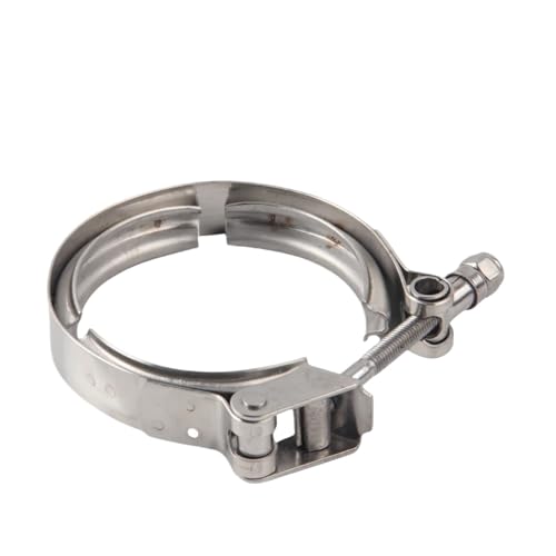 Abrazadera de banda en V de 3 pulgadas en acero inoxidable 304 para tubo de escape de turbo