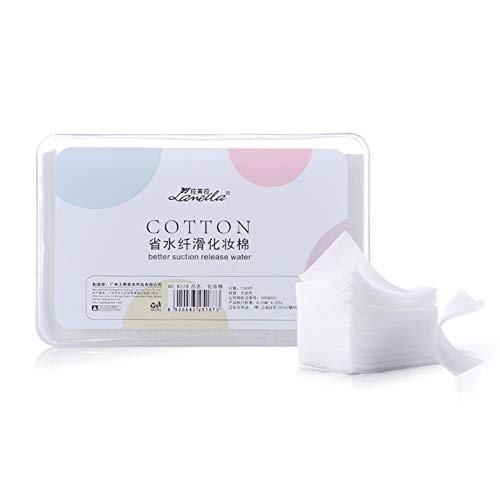 Preisvergleich Produktbild Onlyoily Make Up Wattepads, Kosmetik Entferner reine Baumwolle Pad Fusseln Wattepads, dreischichtige quadratische Reinigungspads für Gesichtshautpflege und Make-Up Wischtuch (3)