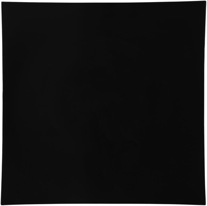 EcoQuality 13" inch Flat Square Charger Black Plastic Plates - China Like Party Plates, Heavy Duty Large Disposable Dinner Salad Plate Weddings, Serveware, Baby Showers, Anniversaries, Events (16)