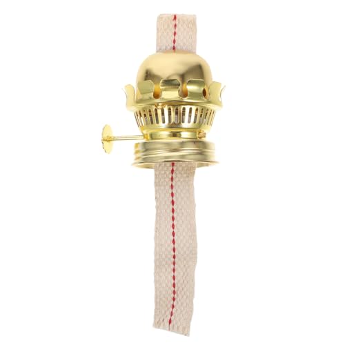 ZUNOXAZ Bruciatore Di Ricambio Per Lampada a Cherosene in Metallo Con Fili Integrati, Adattabile Foro Centrale, Per Lampade a Olio Vintage Fai Da Te e Uso Domestico