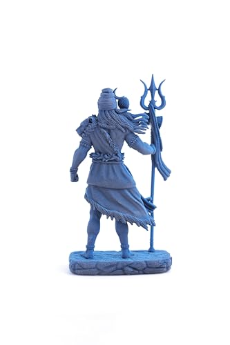 Image of Shiv ji Murti for Home Temple Idol Sculpture Showpiece for Mandir Home (Antique Gold)