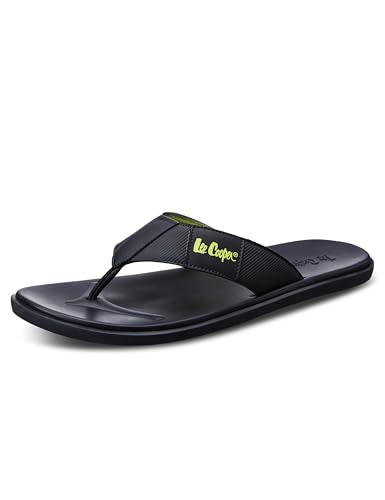 Lee Cooper LC9189F Men's Flip Flop Slipper | Extra Soft | Comfortable Outdoor Indoor Fashionable Slippers | Lightweight for Everyday Comfort_LC9189FGREY_45EU / 11UK