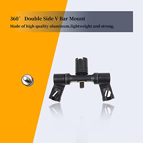 Perogen Archery Bow Stabilizer Double Side Adjustable V-Bar Mount Quick Disconnect For Recurve Bow And Compound Bow #TOP1