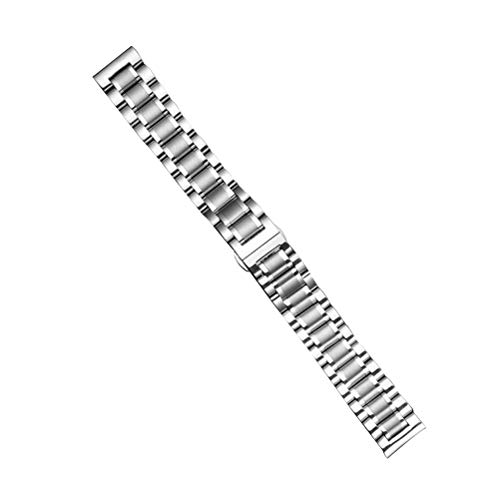 Hemobllo Stainless Steel Watch Band Clasp Watch Chain General Watch Strap Solid Watch Band (14mm Silver)