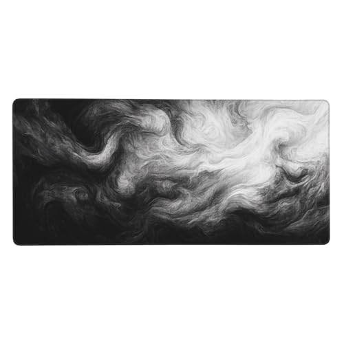 Alfombrilla de escritorio gris nube de 80 x 30 cm para renovar tu espacio de trabajo