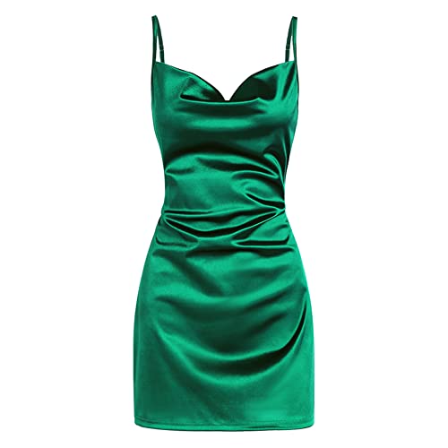 emerald green slip dress mini Emerald Green V-Neck A-Line Homecoming Dress with Appliques – Modsele