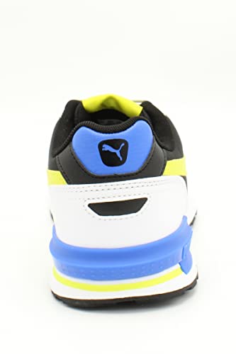 PUMA Kids Boys Graviton Tech Lace Up Sneakers Shoes Casual - Black, Blue, Yellow - Size 6 M4