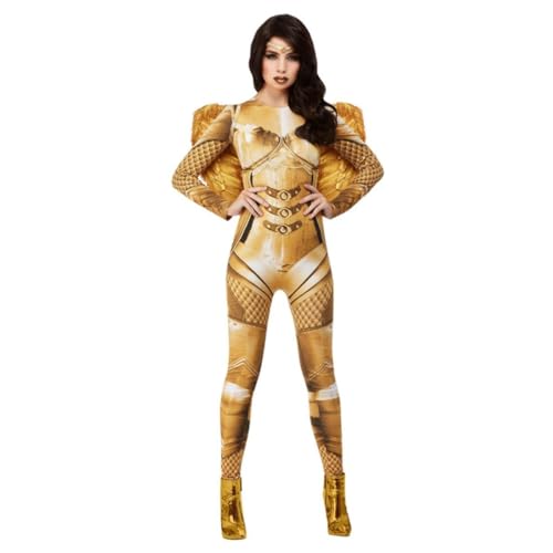 Costume d'ange gardien Fever aux finitions dorées premium pour adulte