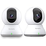 【2台セット・2.4と5Ghz Wi-Fi対応】 blurams ペットカメラ 見守りカメラ 監視カメラ 300万画素 360°全方位監視 AI検知 PTZ自動追跡 警報通知 双方向会話 常時録画 みまもりカメラ 防犯カメラ ペット/赤ちゃん/高齢者介護カメラ 日本語取扱説明書