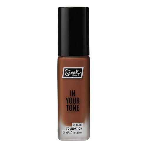 Sleek MakeUP In Your Tone 24 Hour Foundation, Medium Buildable Coverage in 30 Shades, Semi-Matte Flawless Finish, 11N, 30ml