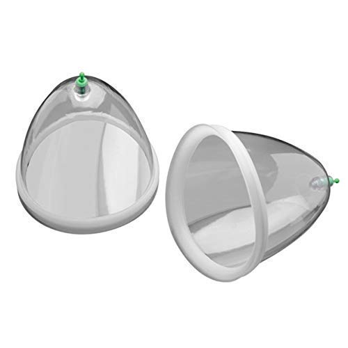 4beauty Therapy Vacuum Cupping Massager Set for Relaxation Body Enhancement, Transparent 4beauty Therapy Vacuum Cupping Massager Set for Relaxation Body Enhancement, Transparent