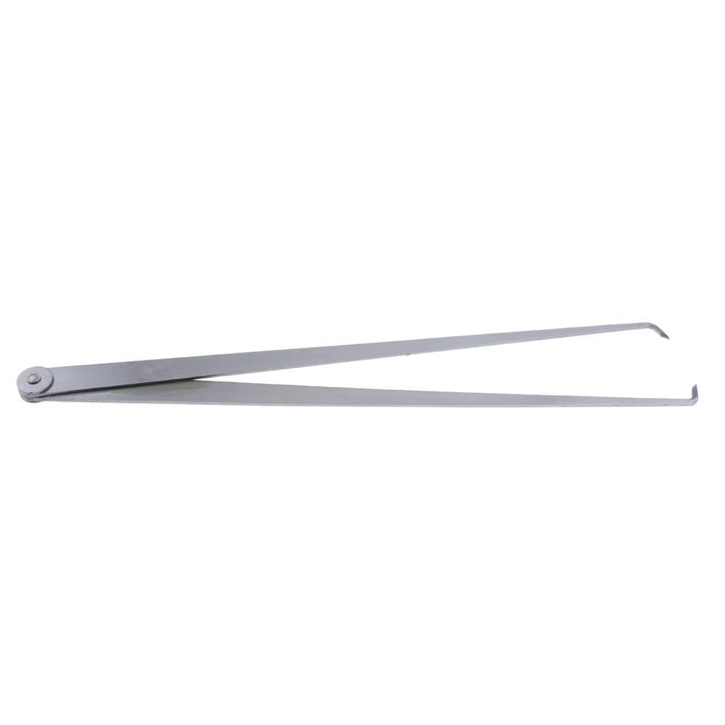 Pixzcsa Durable Inside Caliper Machinist Measuring Tools Ruler Stainless