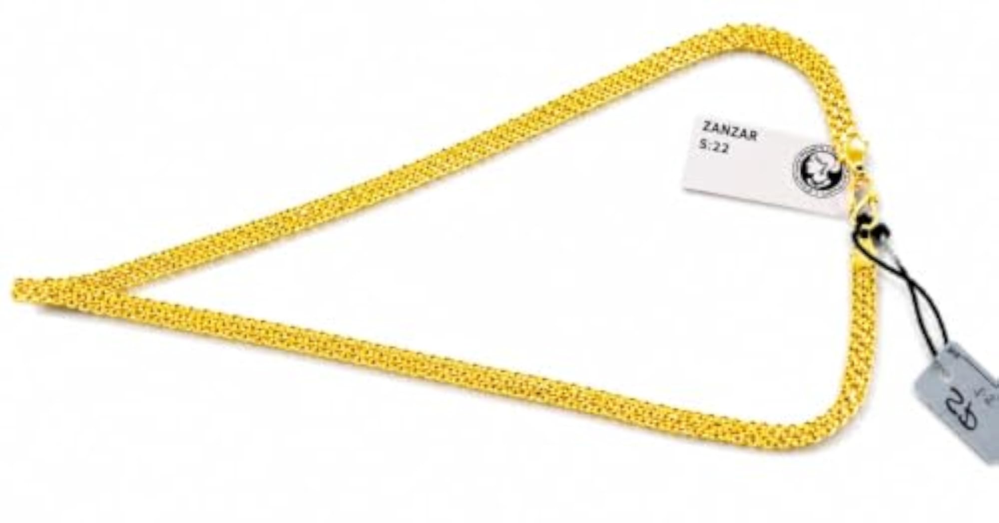 Men's Gold Plated Chain Necklace, Elegant Design