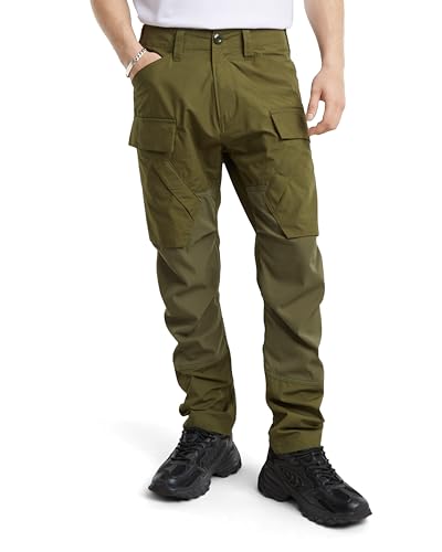 G-STAR Hombres 3D Regular Tapered Cargo Pants 3.0, Verde (Dk Moss D25185-c973-4674), 30W / 32L