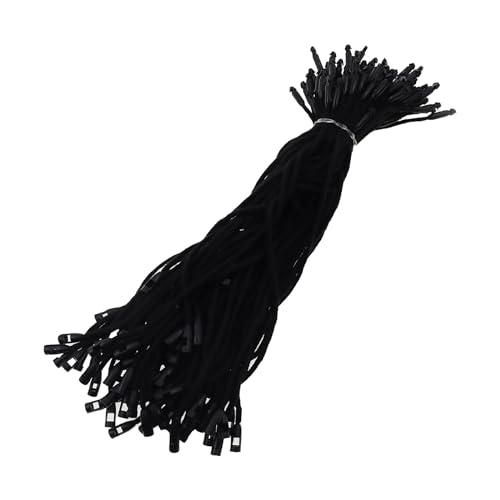 Hang Tag String,ULIFESTAR Snap Lock Pin Loop Fasteners Hook Ties,Easy and Fast to Attach Snap Lock Pin Security Loop,String with Plastic Fastener for Clothes Tags,Price Tags