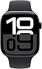 Apple Watch Series 10 [GPS, 42mm] - Jet Black Aluminum Case with Black Sport Band, S/M (Renewed) #1