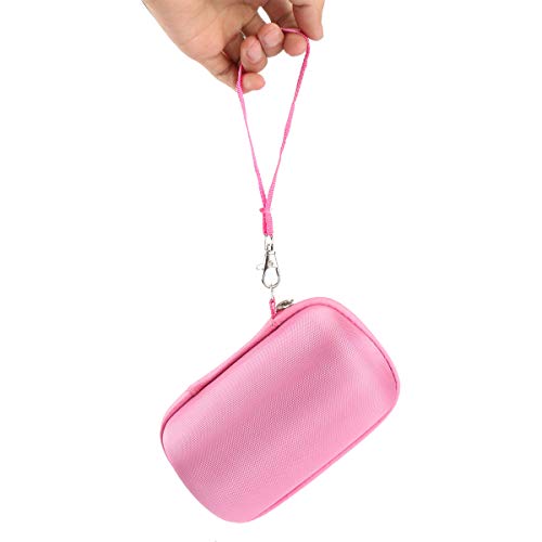 Khanka Duro Viaje Estuche Bolso Funda para Sony SRS-XB12 RAltavoz inalámbrico portátil (Rosa)