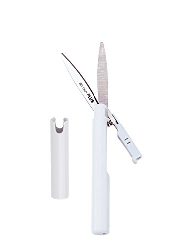 PLUS Japan, Taschenschere in Weiß, 13,5 cm Lang