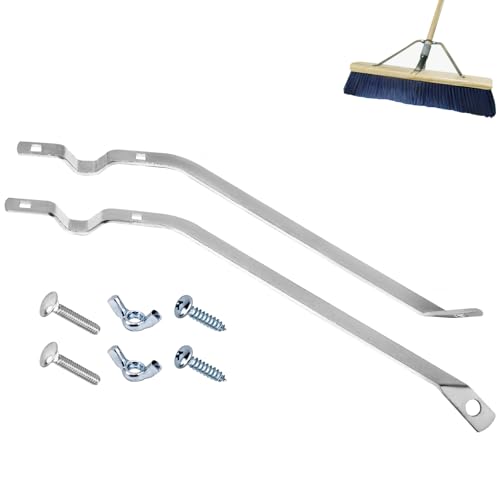 MOWZXL 11091 Push Broom Handle Brace L & R, for 18" Through 36" Floor and Garage Sweeps, Easy Installation