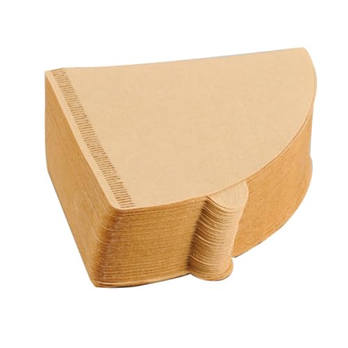SUPVOX Filtros de Café Cónicos Desechables de Papel Paquete de 100 Unidades Filtro de Café de Cono en Casa y Oficina para Cafetera Manual