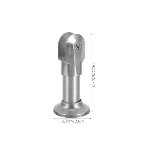 Support pour cloison en acier inoxydable compatible polyvalente kit fixation WC - 2