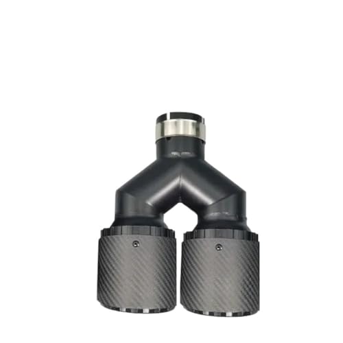 Enjoliveur d'échappement double sortie en acier inox pour canule arrière