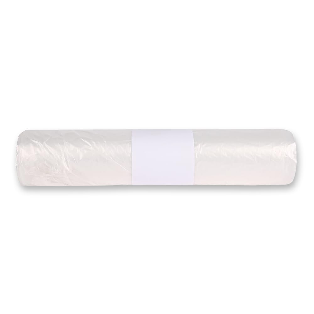 500 Stück, Müllbeutel, FRANZ MENSCH, 120 l, transparent, HDPE, flüssigdicht