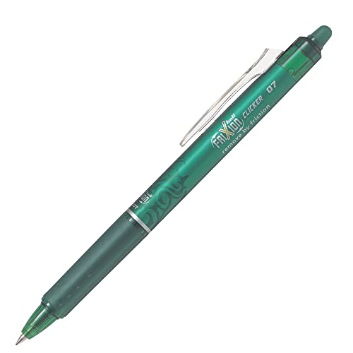 Pilot Frixion Ball Clicker stylo roller 0,4 mm rechargeable pointe fine encre effaçable bleue
