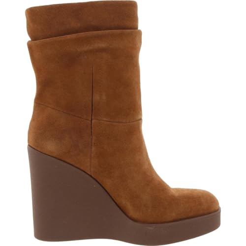 Jessica Simpson Womens Mynette Suede Pull On Mid-Calf Boots2