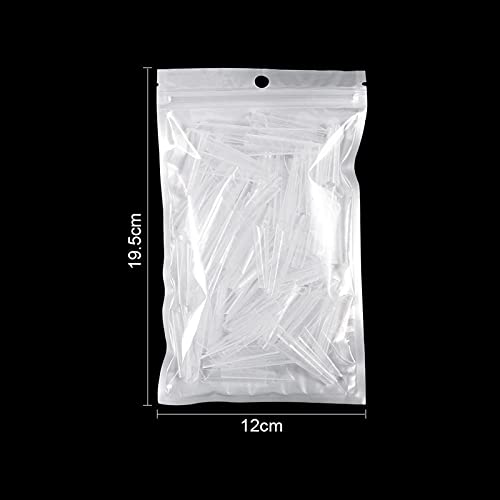 kaaka Arte em unhas, 60 peças de pontas de unhas artificiais, alongamento graduado, forma de caixão,