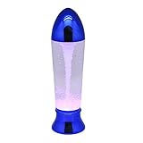 YAKii 10.5' Tornado Lamp LED Color Changing,Tornado Maker Science Toy , Battery/USB Cable Operated , Blue