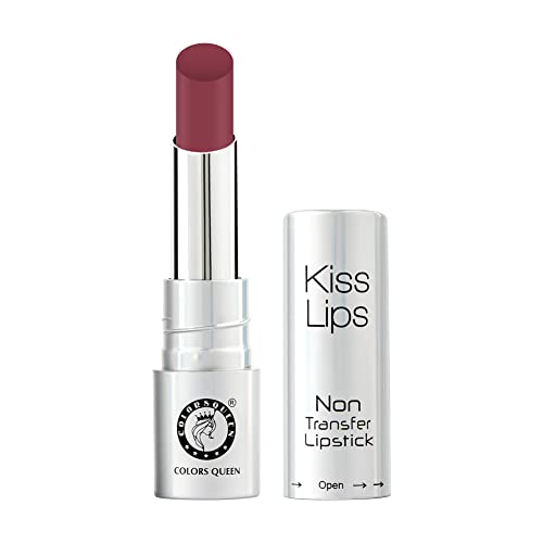 Image of Colors Queen Kiss Lips Matte Lipstick | Smudge Proof & Non Transfer | Creamy Matte Long Stay Lipstick for Women (24 - Nude Sensation)