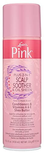 Lusters Pink Scalp Soother & Oil Sheen Spray 14 Ounce (414ml) (6 Pack)