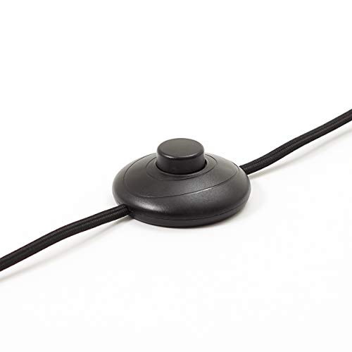 Lightbox Stehleuchte - Standleuchte dreibeinig, Ø 45cm, Fußschalter, E27 Fassung für max. 40 Watt - Metall/Glas – Bild 6