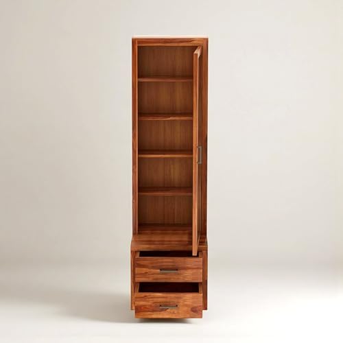 Image of Sheesham Solid Wood Dressing Table for Bedroom with Drawer