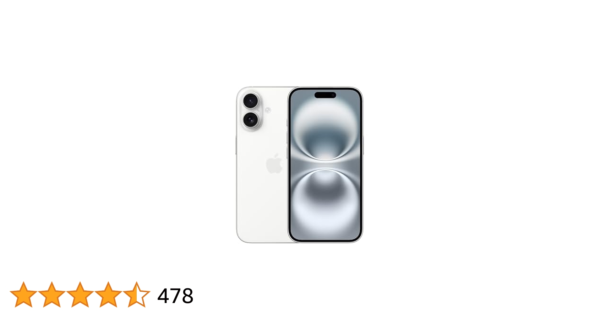 【美品】iPhone 16 + 純正ケース ホワイト 256GB SIMフリー digitalisland_4549995536430m