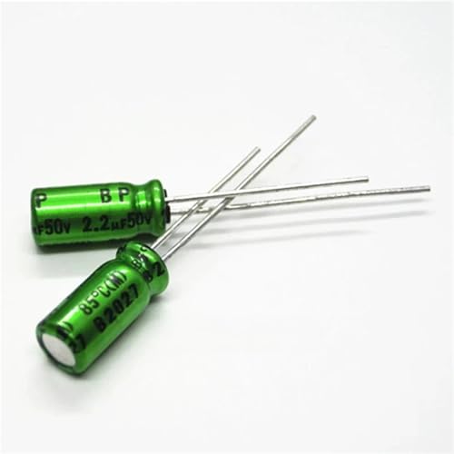 Condensateur électrolytique 2uF 50V non polarisé pour audio et PCB