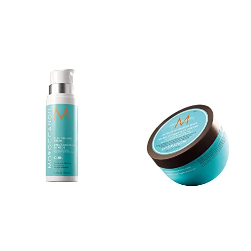 Crème Modelage des Boucles Moroccanoil et Masque Cheveux Secs Frisés