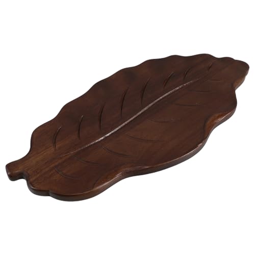 Alipis Vassoio in Legno Forma Di Foglia Per Servire Cibo Piatto Da Portata in Legno Piccolo Per Tavolino Da Caffè Per Affettati Per Insalate e Frutta