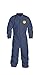 DuPont ProShield P1125S Disposable Coverall, Elastic Cuff, Denim Blue, 4XL (Pack of 25)