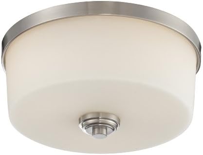 Z-Lite 226F3 3-Light Flush Mount Light, Matte Opal