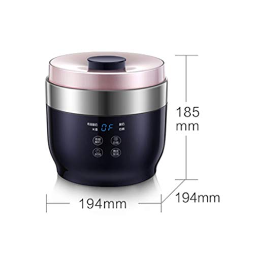 Shypt Microcomputer Greek Yogurt Maker Four Cups Yourt Multifunctional For Rice Wine/Yogurt/Cheese 20W Stainless Steel Liner #TOP1