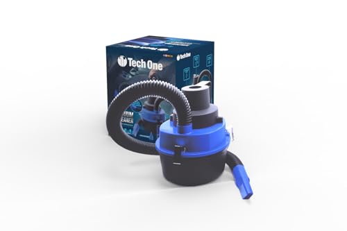 ASPIRADOR AUTOMOTIVO DE PO E LIQUIDO 12V, TECH ONE - AZUL