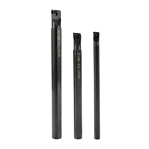 Barra de mandrinado de acero para torno con insertos y llave miniatura 5