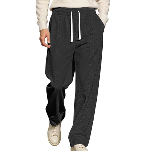 Pantalon en lin homme confortable à cordon de serrage pour le quotidien