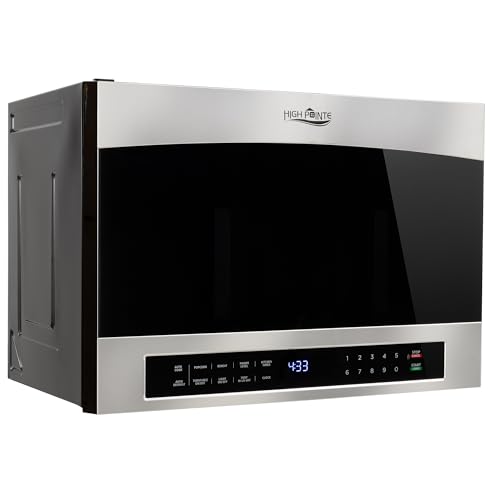 Image of RecPro RV High Pointe 24" Stainless Steel Over the Range Microwave | 1.4 Cu. Ft. | 38L Capacity | 1000 Watts | 13.5" Turntable