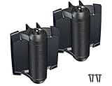 D&D Technologies TCA1L2S3BTS TruClose Regular Duty Gate Hinges, for Self Closing Metal Gates up to 66 Pounds, Gloss Black, 2 Count