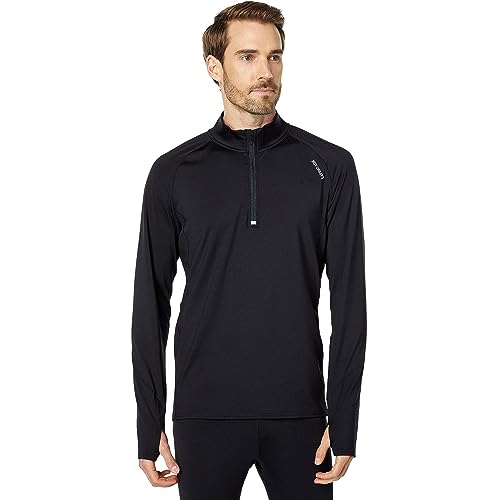 Hot Chillys Men's Micro-Elite Chamois UPF 30 4-Way Stretch Moisture-Wicking Midweight Thermal Long Sleeve Crewneck Base Layer4
